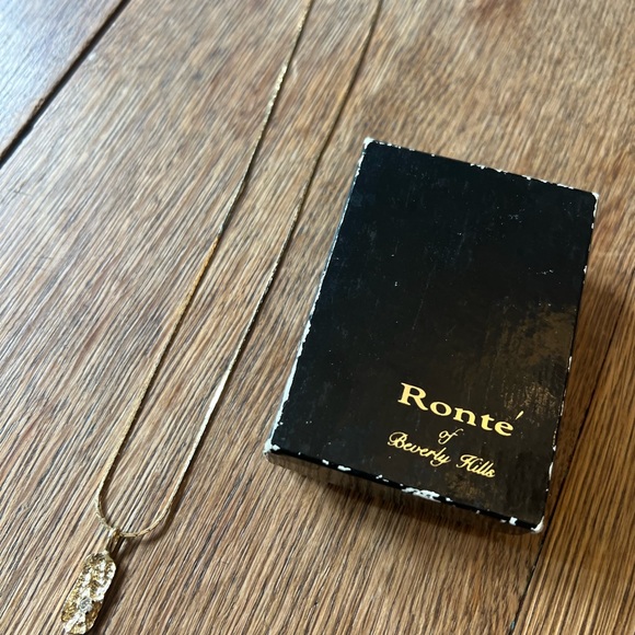 Vintage Ronte of Beverly Hills Vanderbilt Jewel Nugget Pendant Necklace - Picture 5 of 8